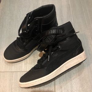 Puma black hightops